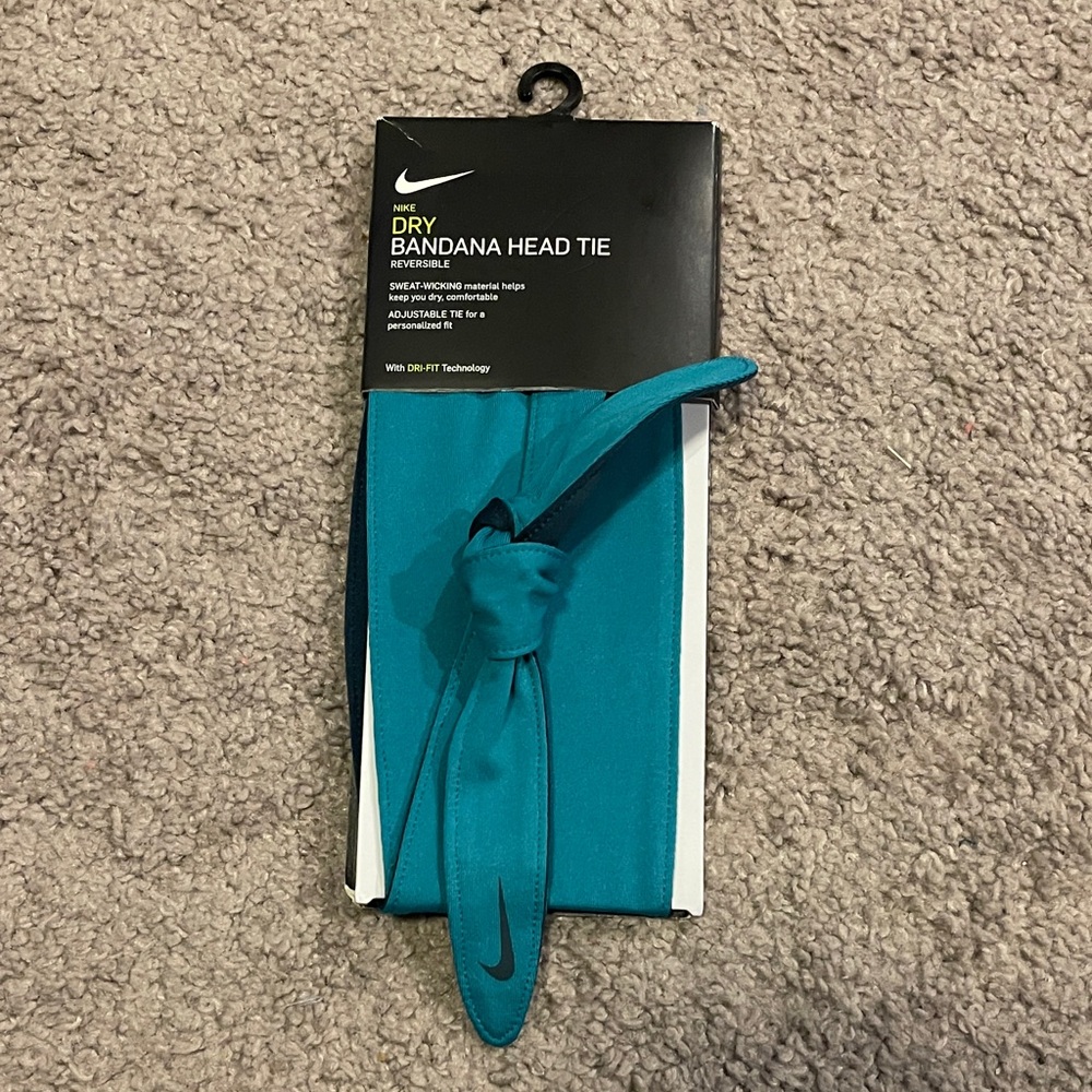 Nike Turquoise Dri-FIT Head Tie